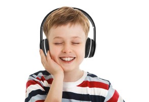 Детски Bluetooth слушалки, бели - 4