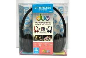 Детски Bluetooth слушалки, черни - 3