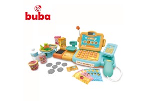 Детски касов апарат с аксесоари Buba Fun Shopping 888F, оранжев