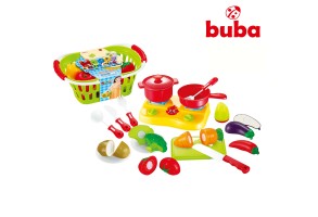 Детски комплект кошница с плодове Buba Shopping 666-36, голям - 2
