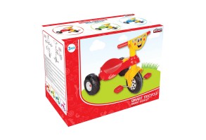 Детски мотор с педали Smart - 07132 червен - 2