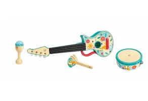 Детски музикален комплект, Hape, Перкусии, 4 части