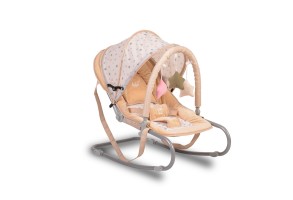 Детски шезлонг Moni Lulu, бежов, 0+