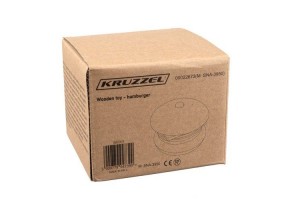 Детски сортер дървен бургер - Kruzzel - 9
