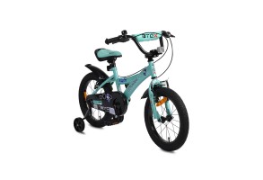 Детски велосипед с метална рамка Byox, 16 Devil, тюркоаз, 4 години+ - 2