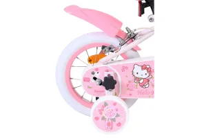 Детски велосипед с помощни колела, Hello Kitty, 12 инча - 3