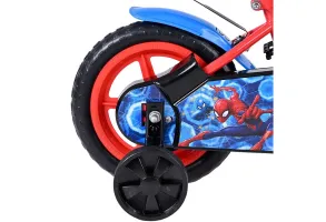 Детски велосипед с помощни колела, Marvel Spiderman, 12 инча - 2