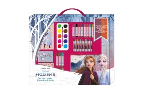 Детско куфарче "Frozen" с аксесоари за рисуване - 35 части