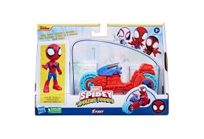 Фигурка Spidey с мотоциклет Hasbro Marvel Spidey, 10 см.