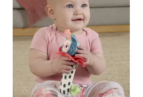 Дрънкалка Fisher Price, цвете с пчела - 12