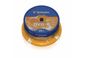DVD-R Verbatim Matt Silver 43522/43500 - 4.7 GB, 16x, шпиндел 25 бр