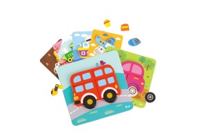 Дървен 3D пъзел 6в1 Transportation TL635