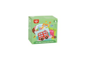 Дървен 3D пъзел 6в1 Transportation TL635 - 2