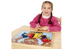 Дървен борд Основни умения Melissa and Doug - 5