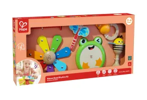 Дървен музикален комплект, Hape, природа, 5 части