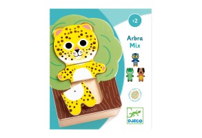 Дървен пъзел 3бр. Dressup mix