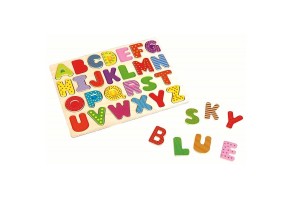 Дървен пъзел, Английска азбука, главни букви - 2