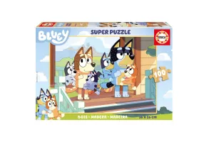 Дървен пъзел, Educa, Bluey, 100 части