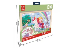 Дървен пъзел, Hape, Еднорог и приятели, 24 части - 4