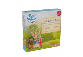Дървен Пъзел Peter Rabbit, числа и броене, пастелни цветове - 5