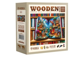 Дървен пъзел Wooden City, 1010 части - Омагьосани приказки - 2