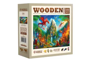 Дървен пъзел Wooden City, 1010 части - Приказен замък - 2