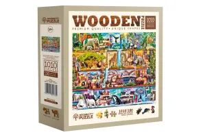 Дървен пъзел Wooden City, 1010 части - Животинско царство - 2