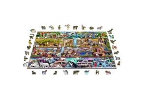 Дървен пъзел Wooden City, 1010 части - Животинско царство - 5