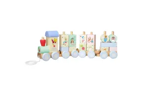 Дървен влак за нанизване - Peter Rabbit™ Radish Express