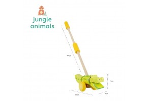 Дървена Буталка "Крокодил" - Jungle Animals - 3