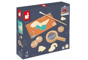 Дървенa игра Janod - Дино разкопки