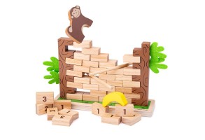 Дървена игра за баланс и координация - Джунгла - 2