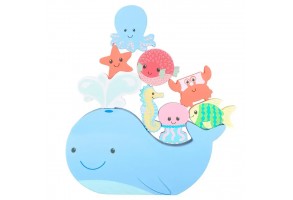 Дървена игра за балансиране - Морски животни (FSC®)