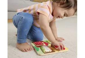 Дървена играчка Fisher Price, ферма - 7