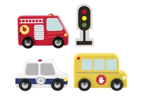 Дървена играчка Fisher Price, малко превозно средство - 2