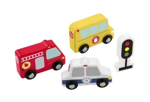 Дървена играчка Fisher Price, малко превозно средство - 3