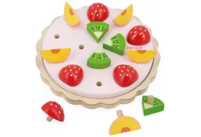 Дървена играчка Janod - Плодов пай - 2