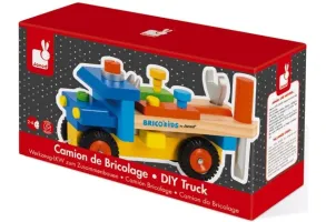 Дървена играчка Janod - Сглоби си сам, камион - 2