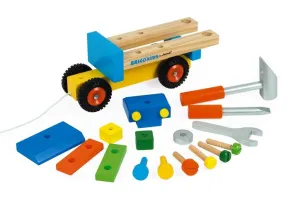 Дървена играчка Janod - Сглоби си сам, камион - 3