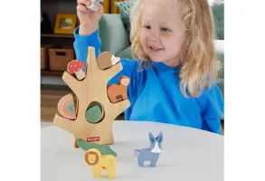 Дървена играчка за баланс Fisher Price, дърво - 5