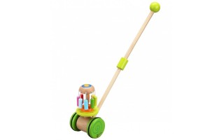 Дървена играчка за бутане Дъга - 2