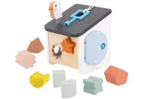 Дървена играчка за сортиране Janod Sweet Cocoon - Къщичка за птици