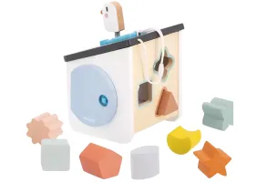 Дървена играчка за сортиране Janod Sweet Cocoon - Къщичка за птици - 2