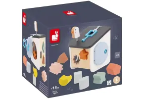 Дървена играчка за сортиране Janod Sweet Cocoon - Къщичка за птици - 4
