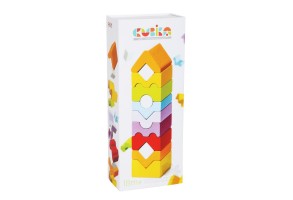 Дървена кула за баланс, Cubika - 12 части - 3