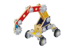 Дървена кутия с инструменти, Hape, 83 части - 3