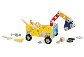 Дървена кутия с инструменти, Hape, 83 части - 4