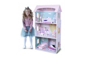 Дървена къща за кукли с обзавеждане Anna 4121 - 6