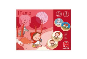 Дървена мемо игра. Червената шапчица - 4