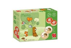 Дървена мемо игра. Животните в гората